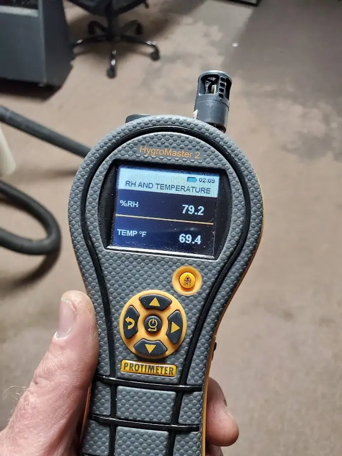 Moisture meter humidity assessment for Fire & Smoke Damage Restoration in Napa