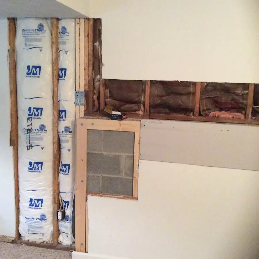 Wall insulation replacement during Contents Cleaning & Restoration in Napa